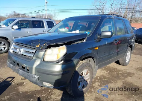 2007 Honda Pilot Lx z USA, uszkodzony, nr VIN 2HKYF18117H526316